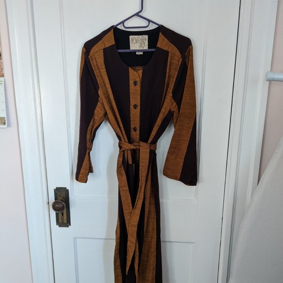 Ace and Jig Women's Brown Ari Button-down Dress - Picture 1 of 8